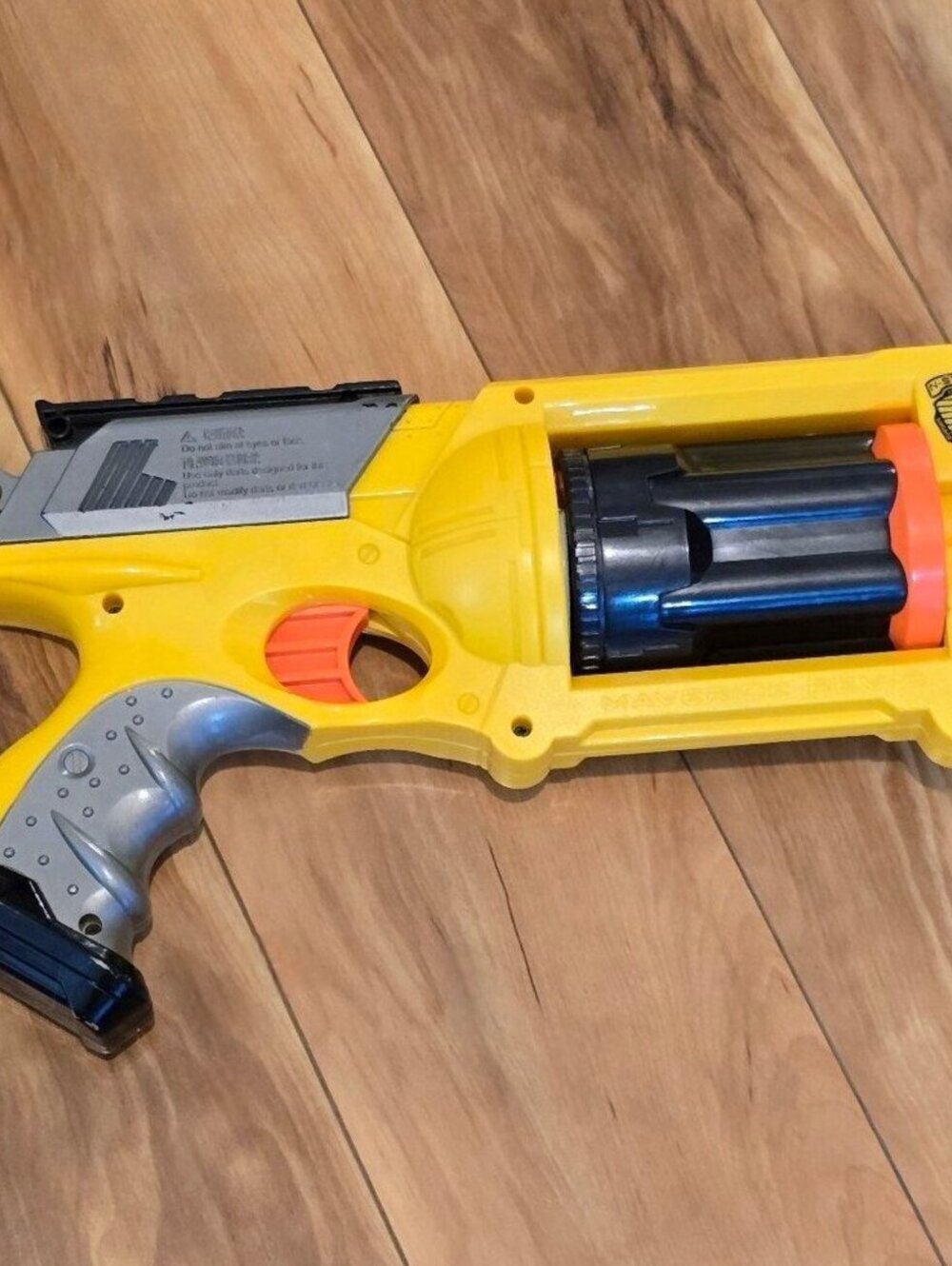 Nerf N-Strike Maverick Rev-6 Blaster Gun Toy